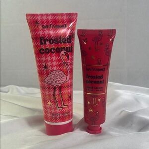 Frosted Coconut Body Lotion & Hand Cream Set‎ Sweet & Shimmer New!